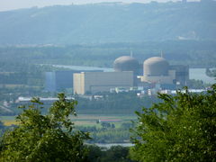 La station nucléaire de Saint Alban avant l'havarie
		  du 9 Septembre